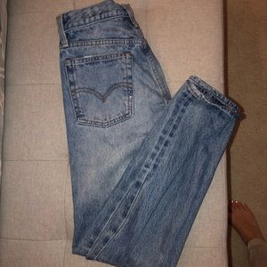 levi straight leg jeans size 24